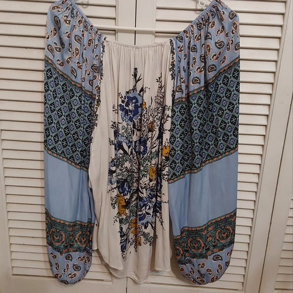 FREE PEOPLE POSITANO NWOT boho blouse - Picture 6 of 7